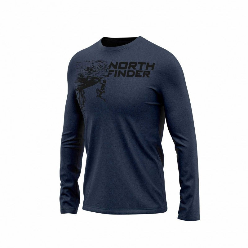 Tricou Bărbați Northfinder Abdiel Dark blue