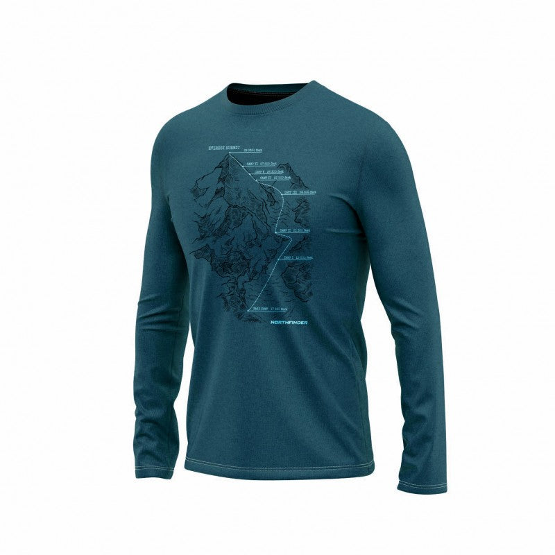 Tricou Bărbați Northfinder Cairo Blue Ink