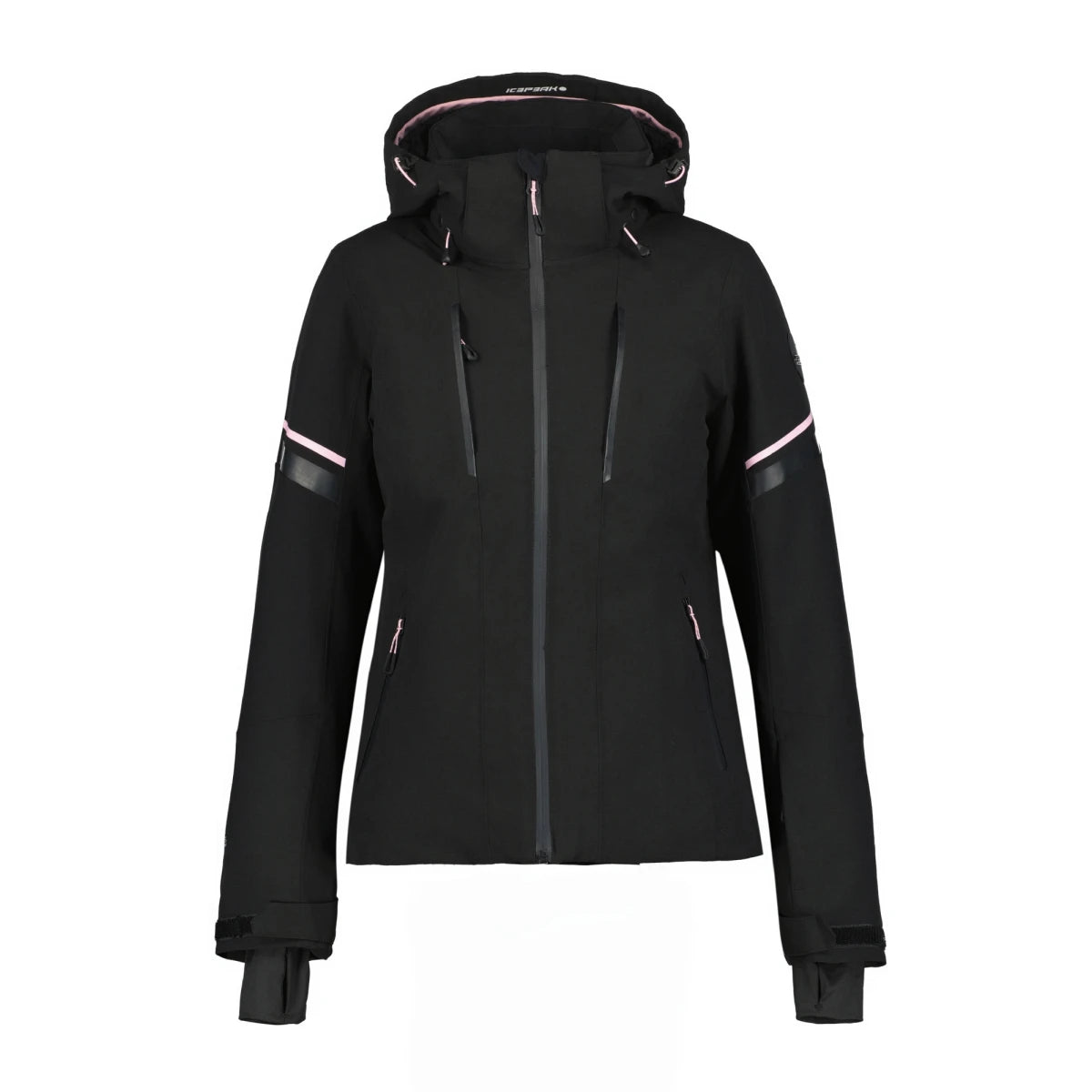 Geacă Schi Dame Icepeak Friona Black Black
