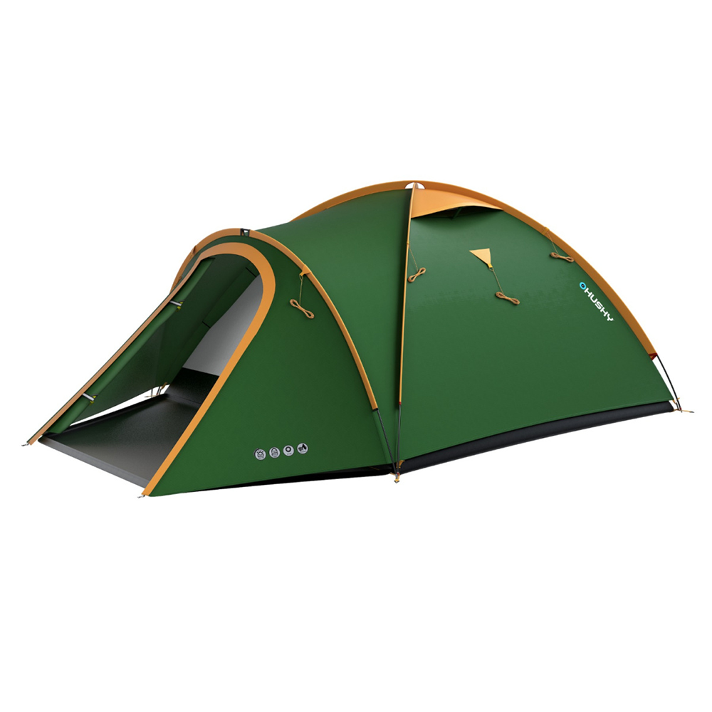 Cort Backpacking 3 Persoane Husky Bizon 3 Classic Green