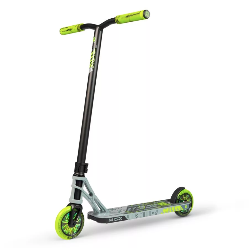 Trotinetă Stunt Madd Gear MGX Pro Grey Lemon Green