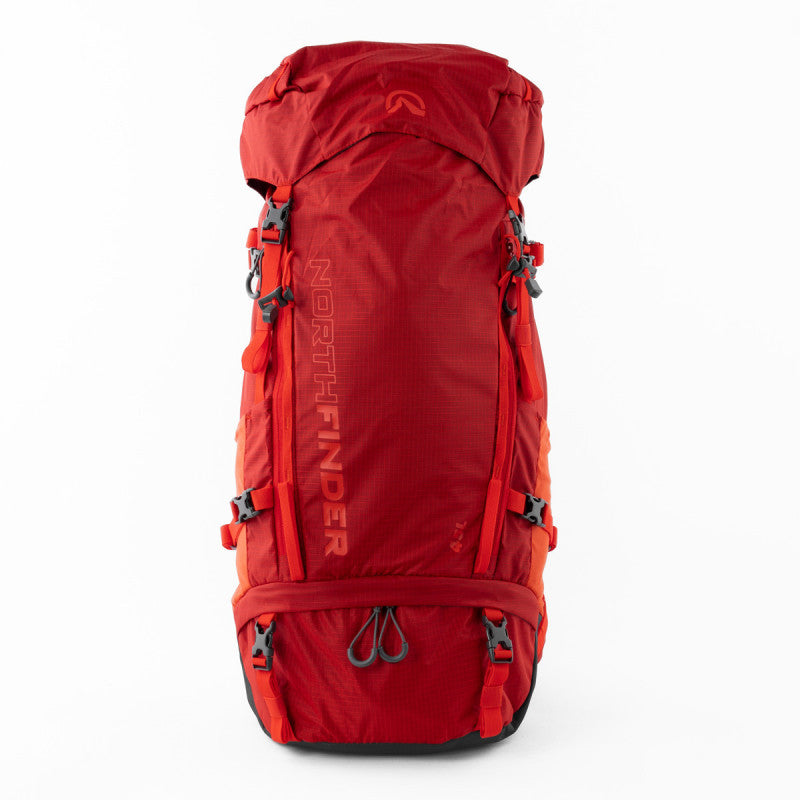 Rucsac Trekking Northfinder Annapurna Redorange 40+10l