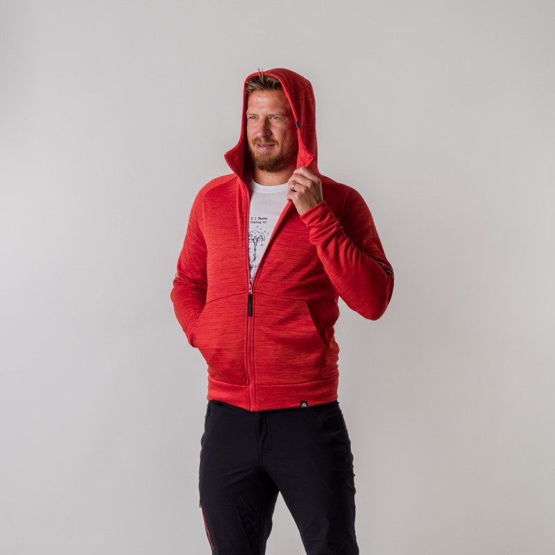 Bluza Bărbați Northfinder Fred RedMelange