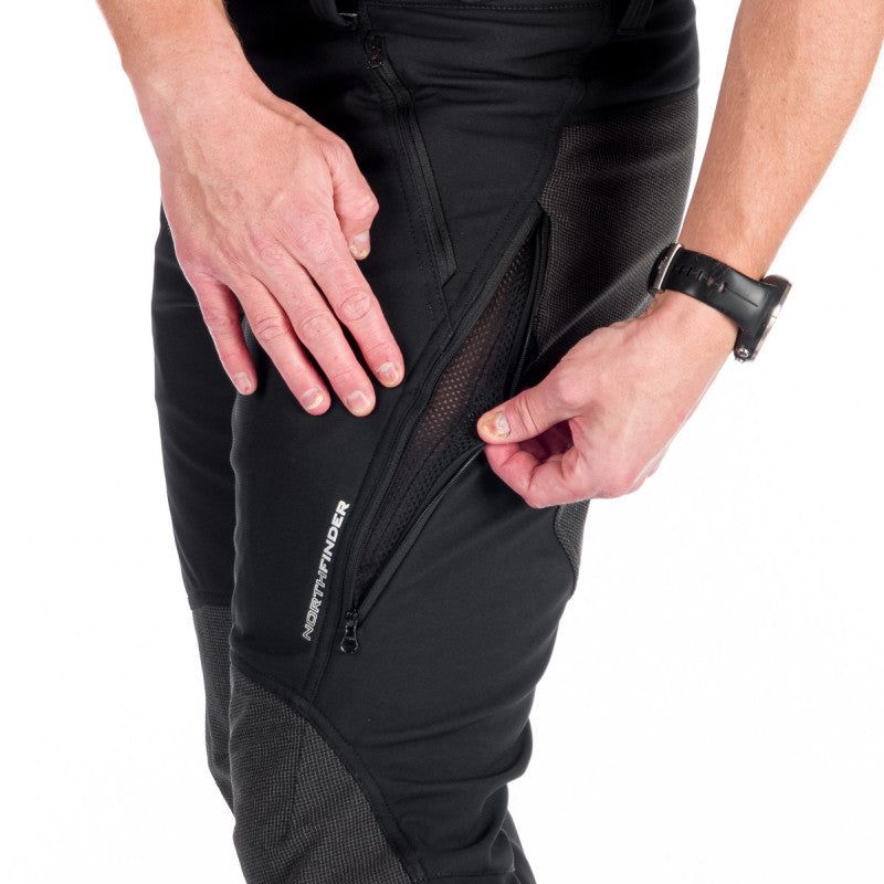 Pantaloni Bărbați Northfinder Milton Black Black