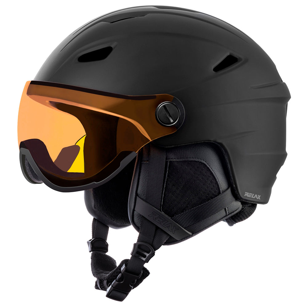 Cască Schi Relax Stealth Visor Black Matte Black