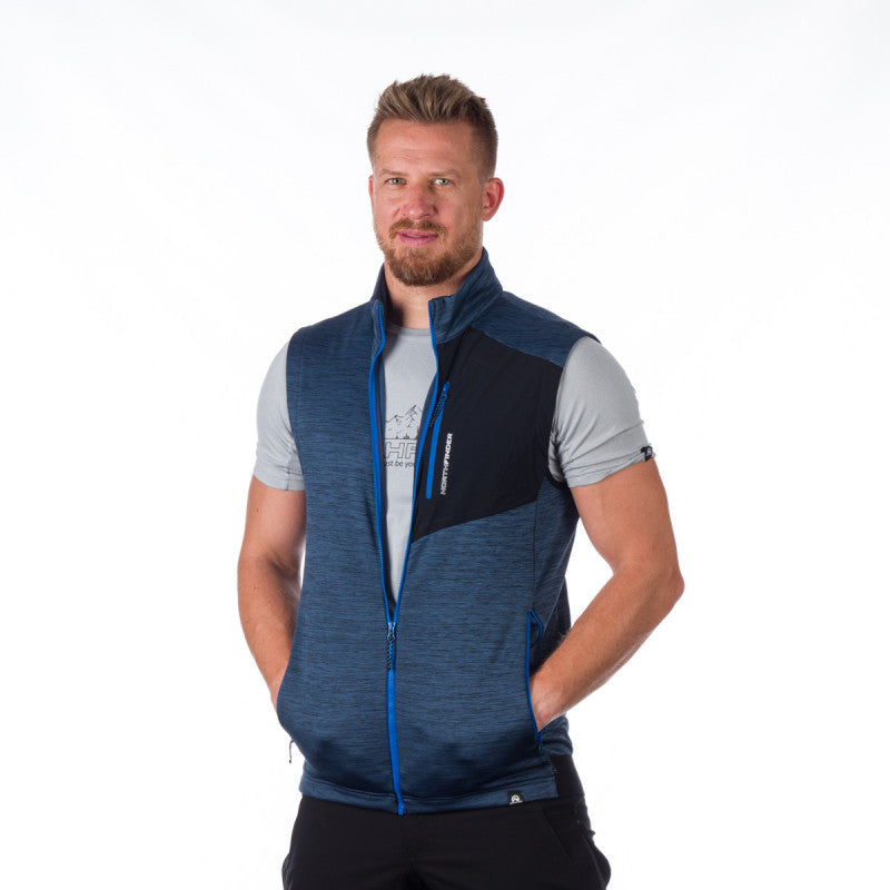 Vestă Bărbați Northfinder Guy Dark Bluemelange