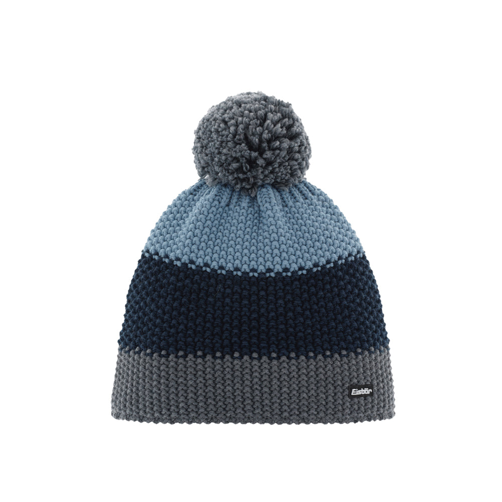 Șapcă Eisbar Star Kids Pompon Grey Deep Blue