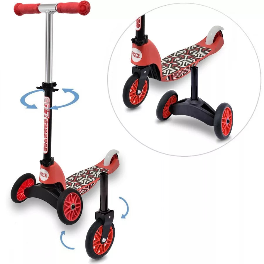 Trotinetă 2+1 Copii Streetsurfing Fizz Flip Multi