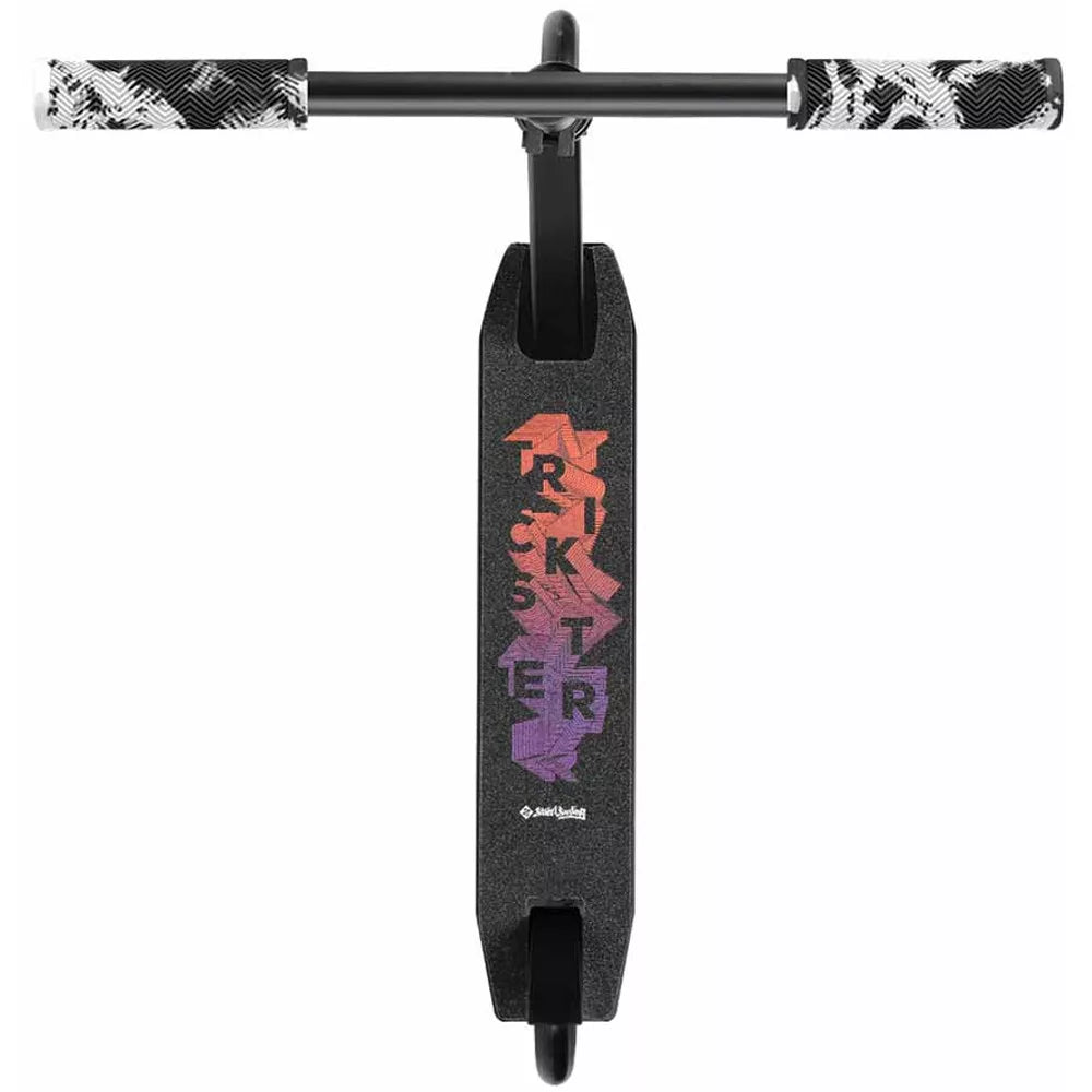 Trotinetă Stunt Streetsurfing Trickster Black Gum