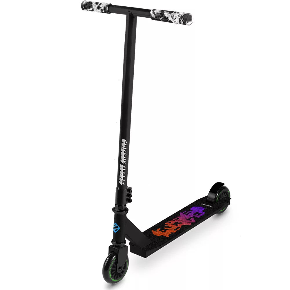 Trotinetă Stunt Streetsurfing Trickster Black Gum