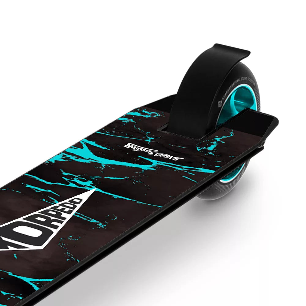 Trotinetă Stunt Streetsurfing Torpedo V2 Blue Crack