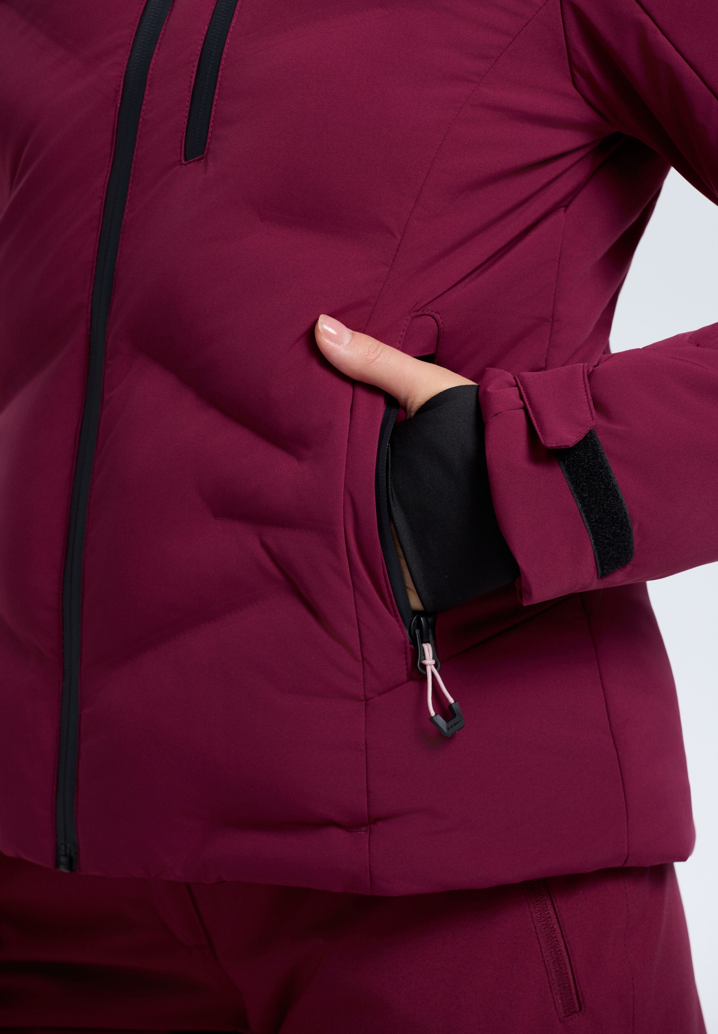 Geacă Dame Icepeak Flovilla Wine Red