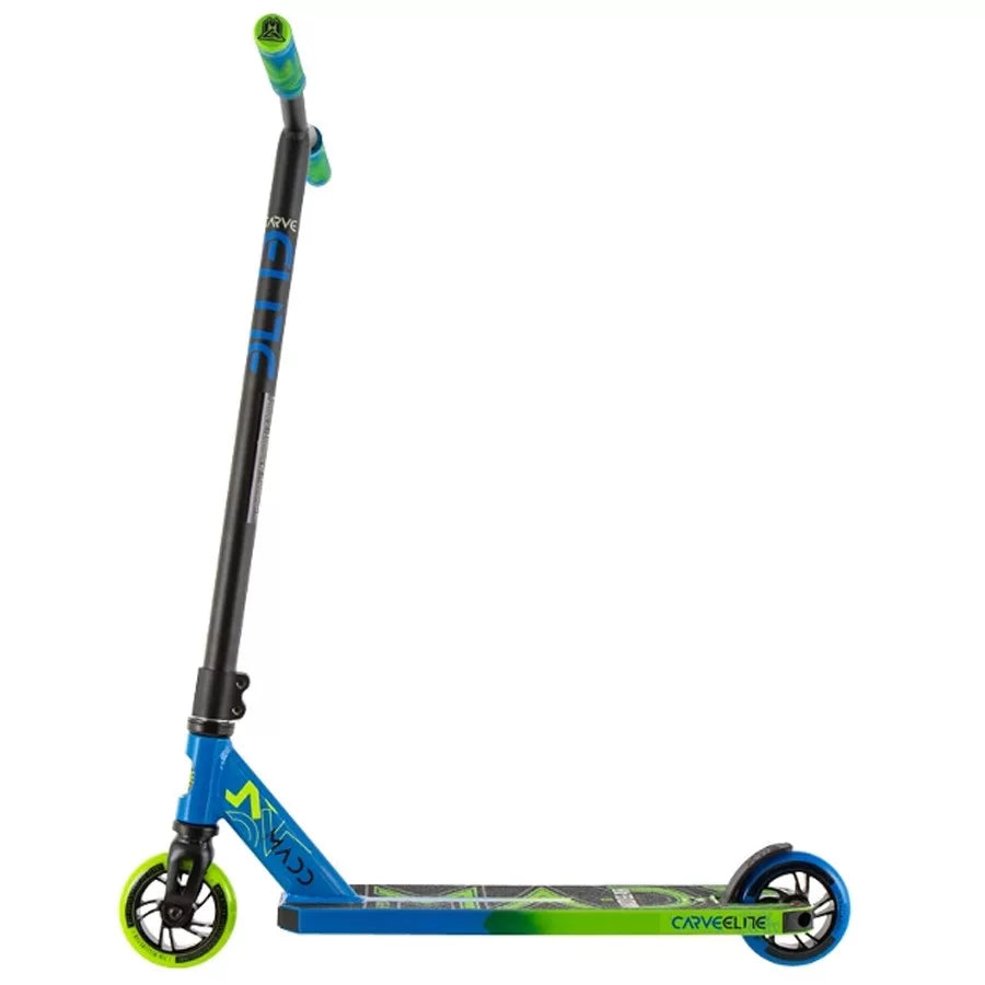 Trotionetă Stunt Madd Gear Carve Elite Blue Green
