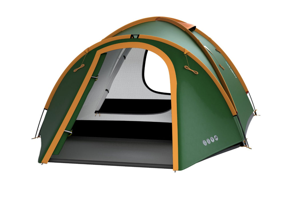 Cort Backpacking 3 Persoane Husky Bizon 3 Classic Green