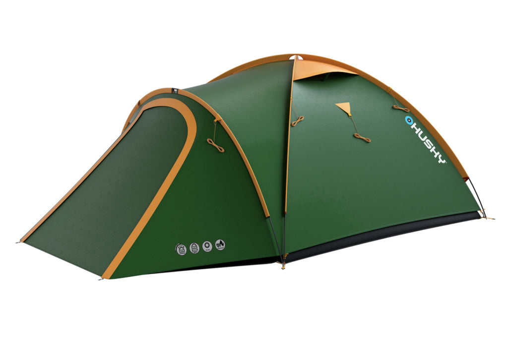 Cort Backpacking 3 Persoane Husky Bizon 3 Classic Green
