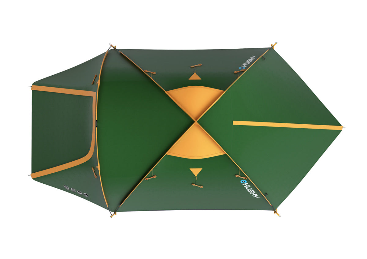 Cort Backpacking 3 Persoane Husky Bizon 3 Classic Green