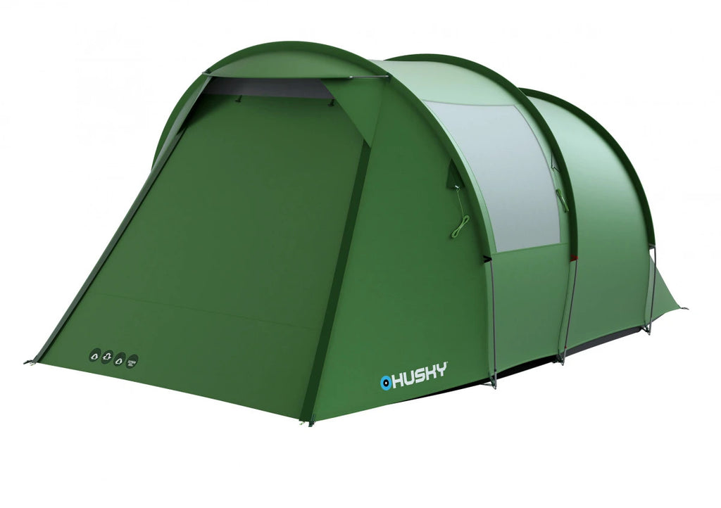 Cort de patru persoane Husky Baul 4 New Green