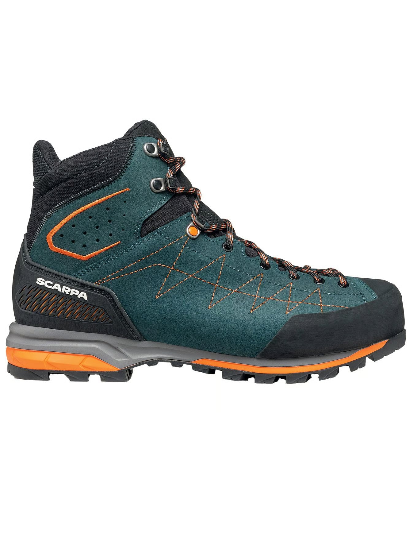 Bocanci Scarpa Zodiac Trek GTX WMN Petrol Rust Orange