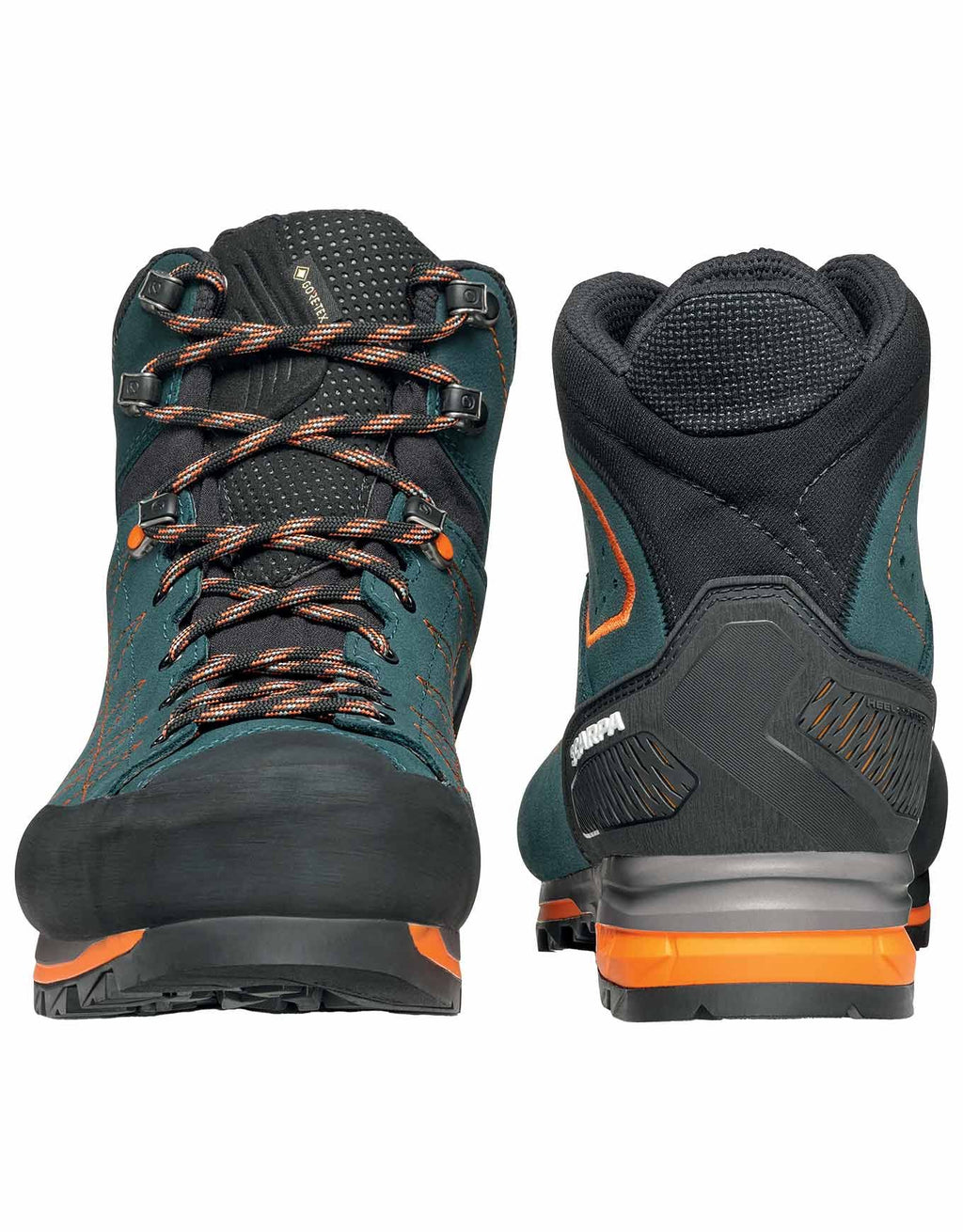 Bocanci Scarpa Zodiac Trek GTX WMN Petrol Rust Orange