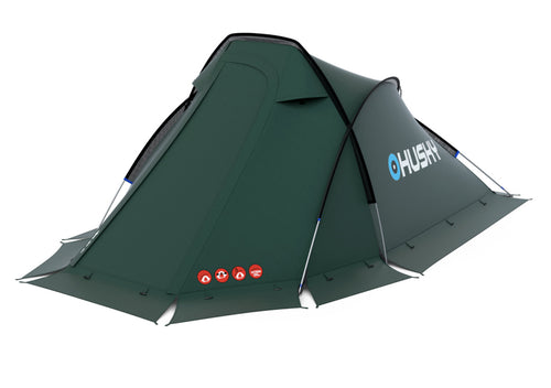 Cort Expediții 2 Persoane Husky Flame 2 Green