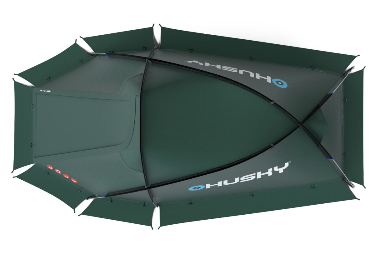 Cort Expediții 2 Persoane Husky Flame 2 Green
