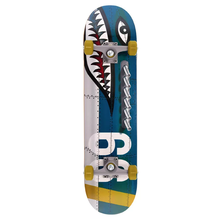 Skateboard Streetsurfing Shark Fire