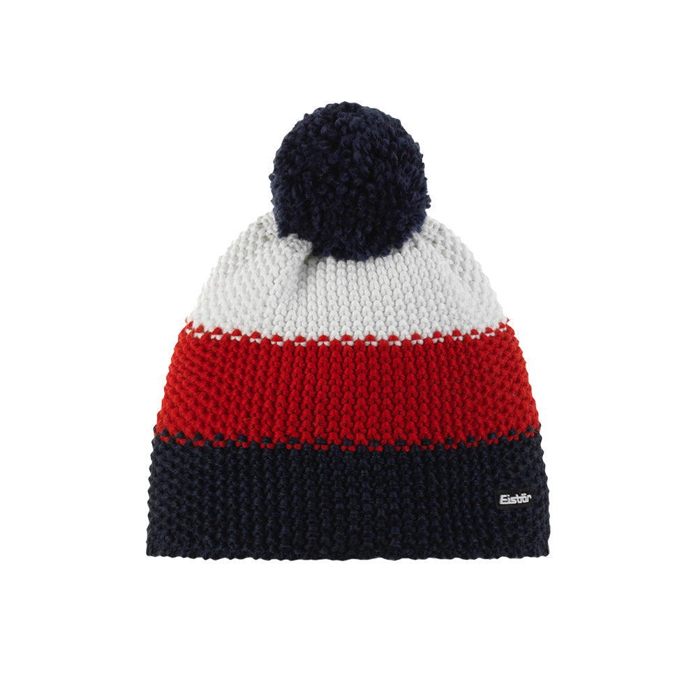 Șapcă Eisbar Star Kids Pompon Deep Blue Red White