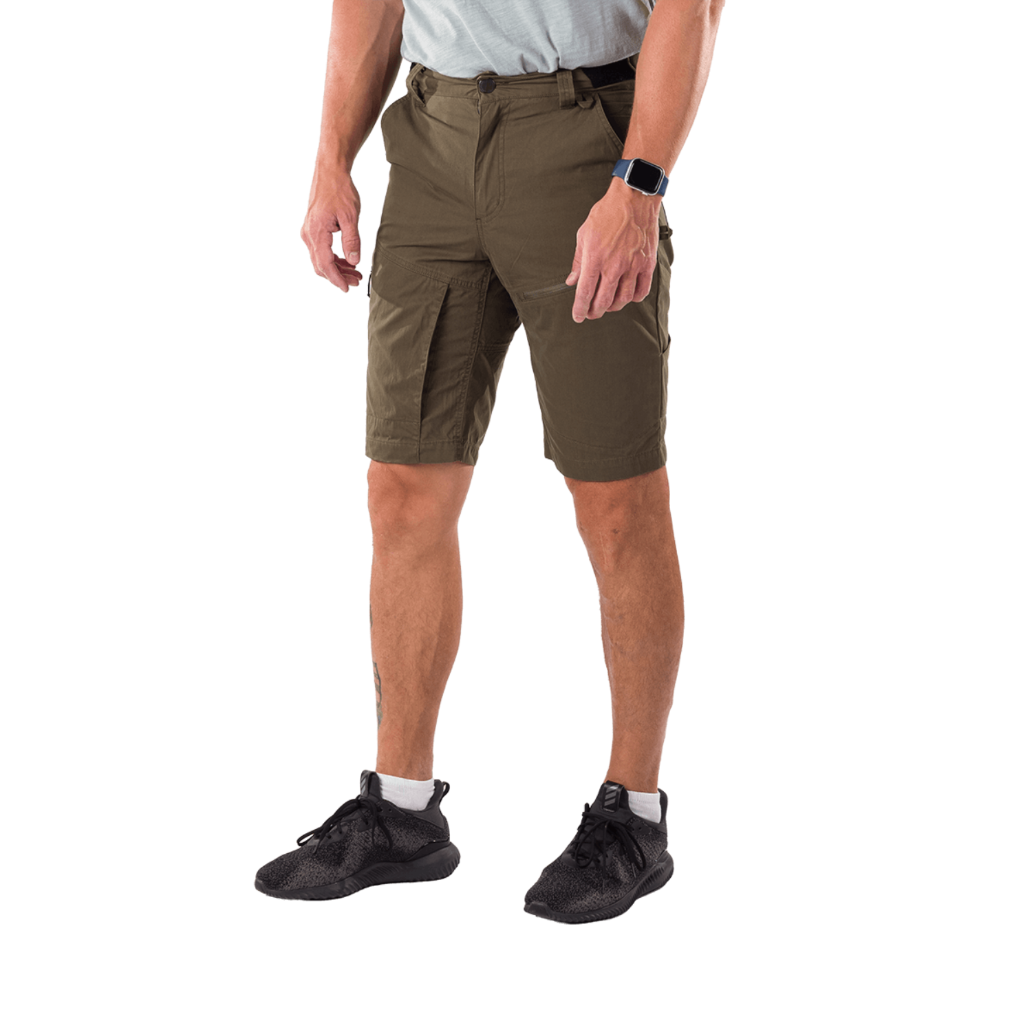 pantaloni scurți bărbați northfinder anastic dark green