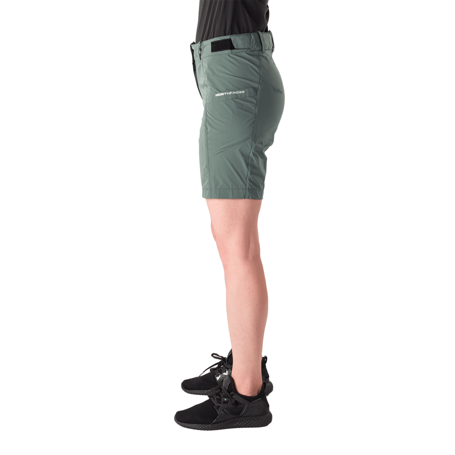 pantaloni scurți dame northfinder florencia green gray