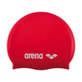 cască de înot arena classic silicone junior red white