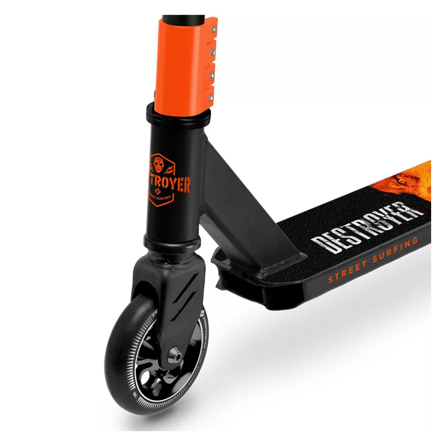 Trotinetă Stunt Streetsurfing Destroyer v2 Mad Wolf Black