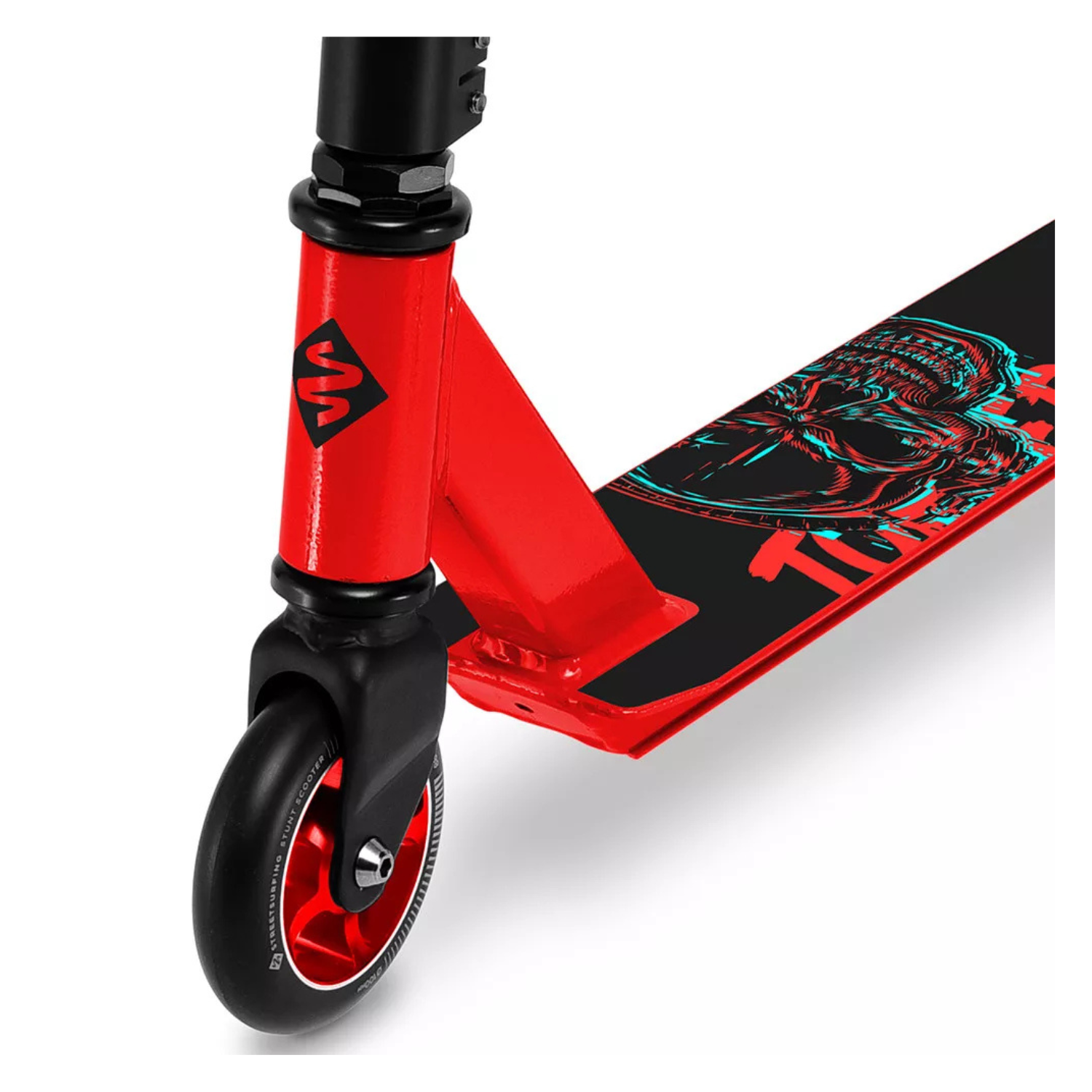 Trotinetă Stunt Streetsurfing Torpedo v2 Red Vibe