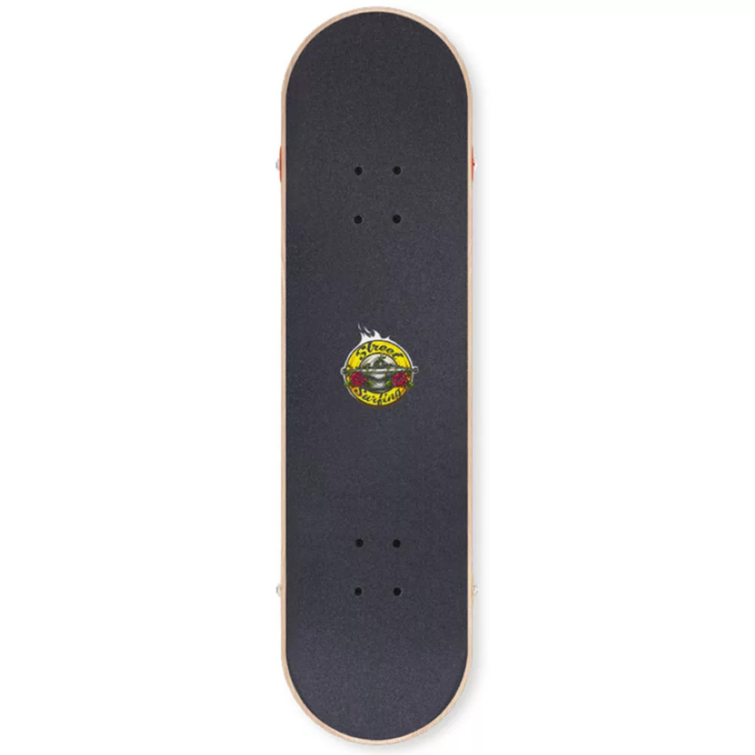 Skateboard Streetsurfing Street And Rose