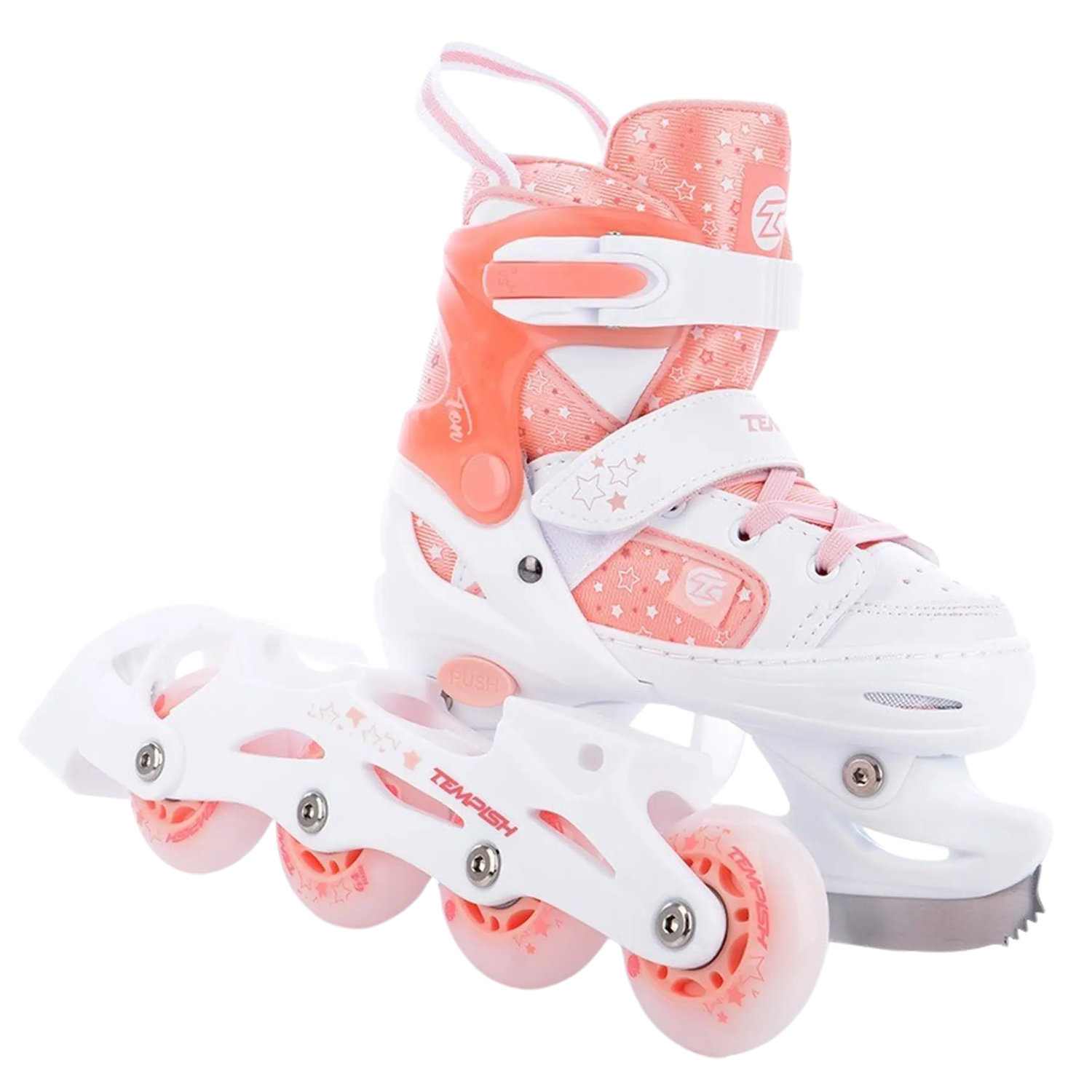 Role Reglabile Dual Tempish RS Ton Girl Duo Led Pink Adjustable