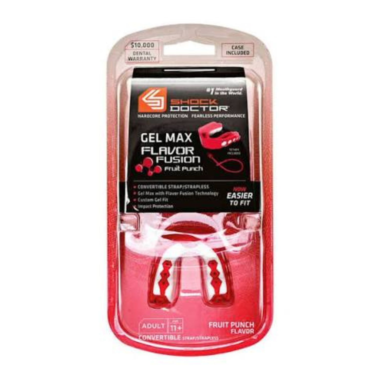 Protecție Dentară Shock Doctor Gel Max Flavor Fusion Fruit Punch