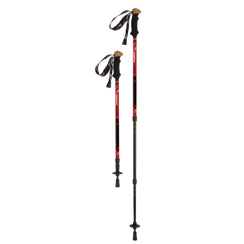 Bețe Trekking Norhtfinder All Terrain Red