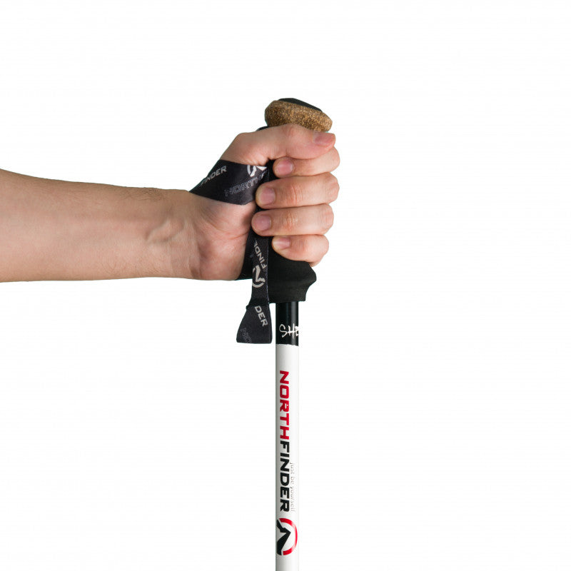Bețe Trekking Northfinder Sherpa White Red