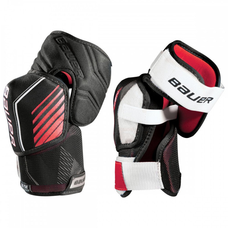 Cotieră rigide Bauer Elbow NSX JR Black Red