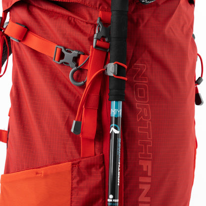 Rucsac Trekking Northfinder Annapurna Redorange 40+10l