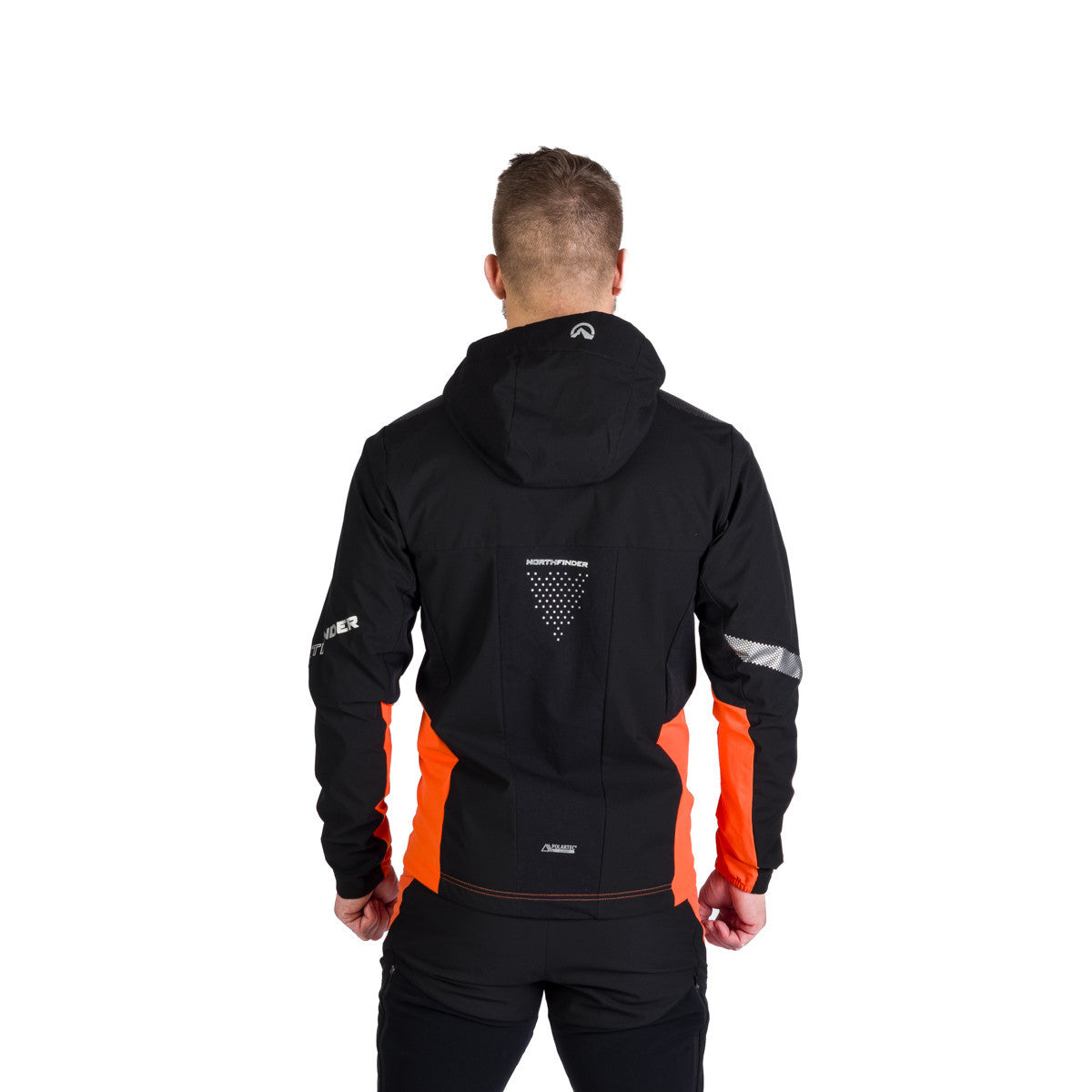 Geacă Bărbați Northfinder Skialp Sokolec2 Black Orange