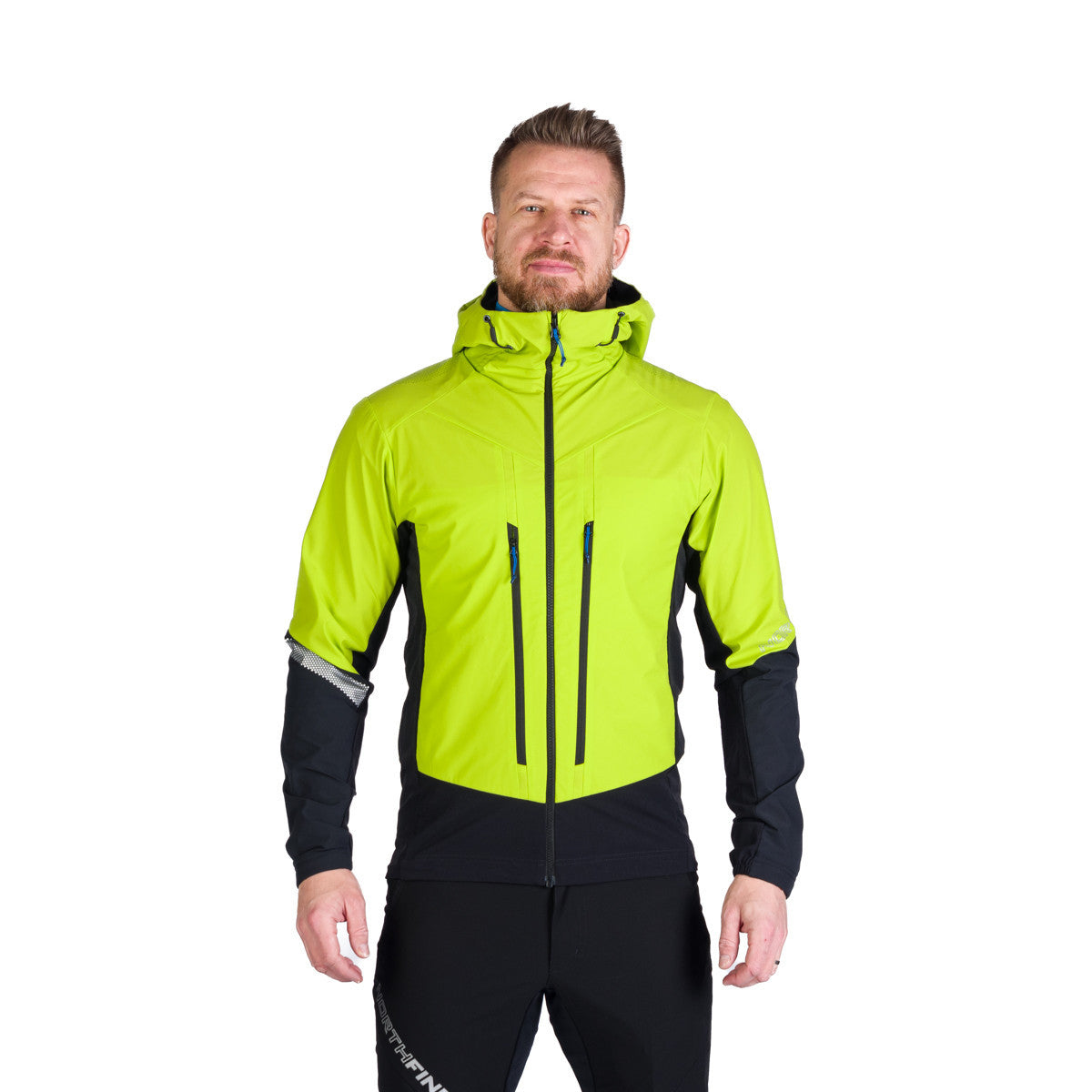 Geacă Bărbați Northfinder Skialp Sokolec2 Lime Green Black