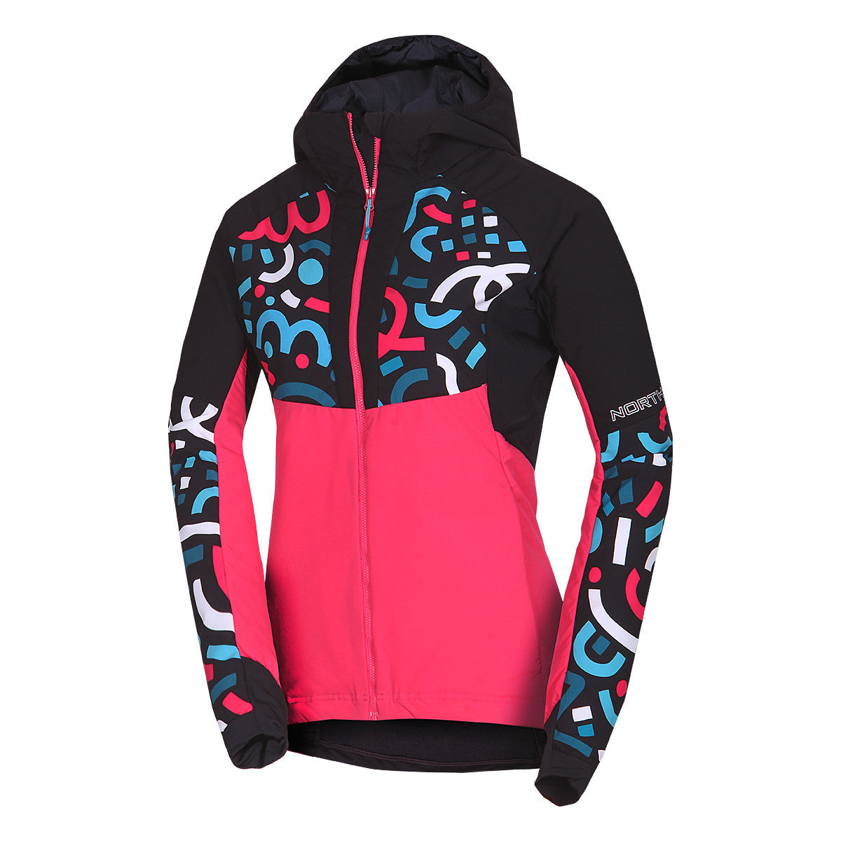 Geacă Schi Primaloft Dame Northfinder Rohace 3 Multicolor Print