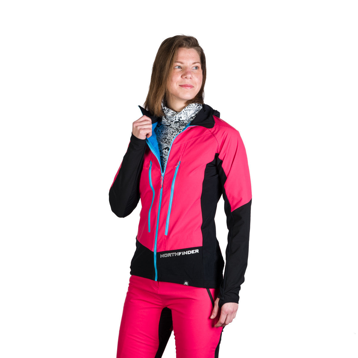Geacă Dame Northfinder Krizna Raspberry Black