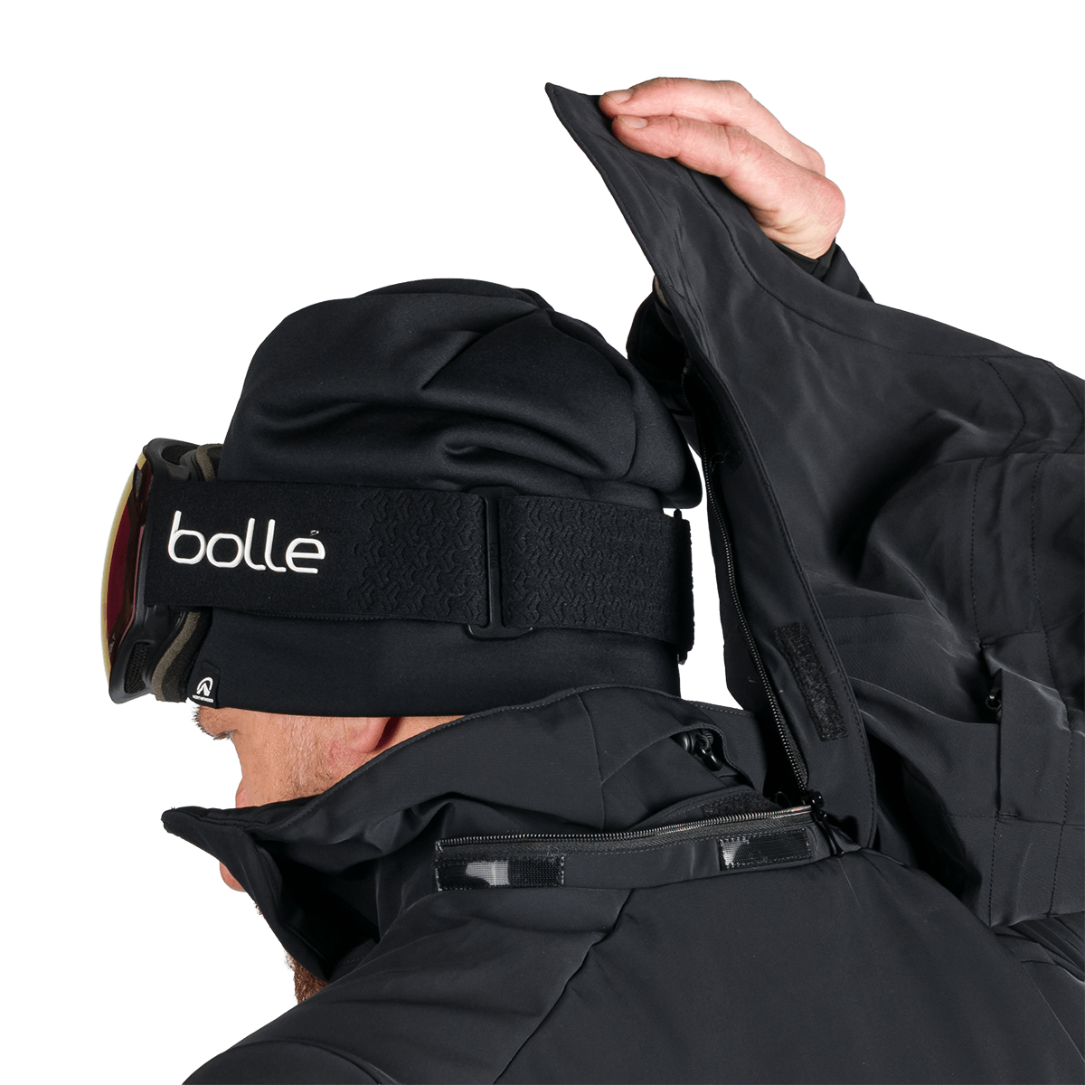 Geacă Schi Bărbați Northfinder Vasilli Black Black