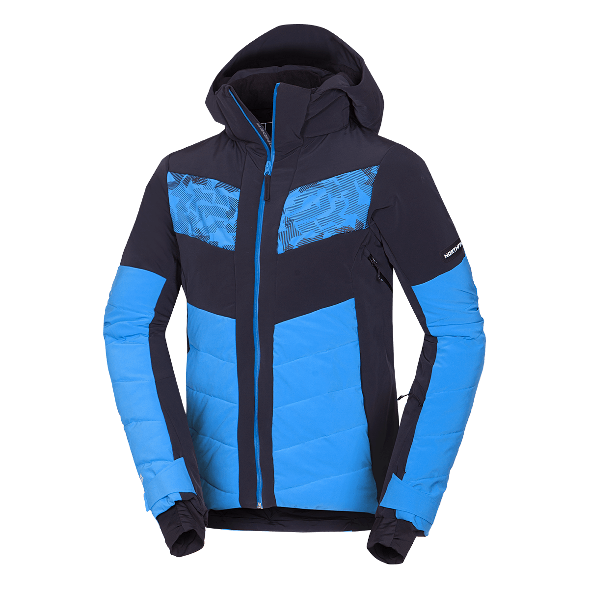 Geacă Schi Bărbați Northfinder Vasilli Black Blue Black