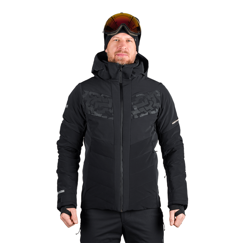 Geacă Schi Bărbați Northfinder Vasilli Black Black
