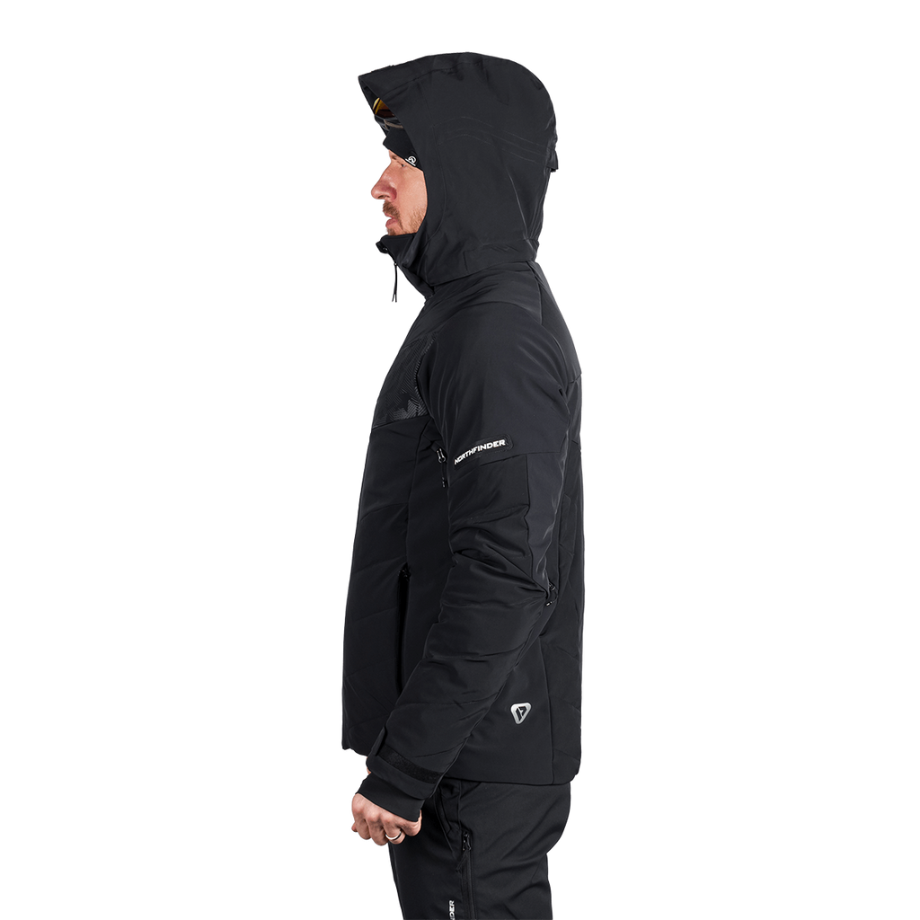Geacă Schi Bărbați Northfinder Vasilli Black Black