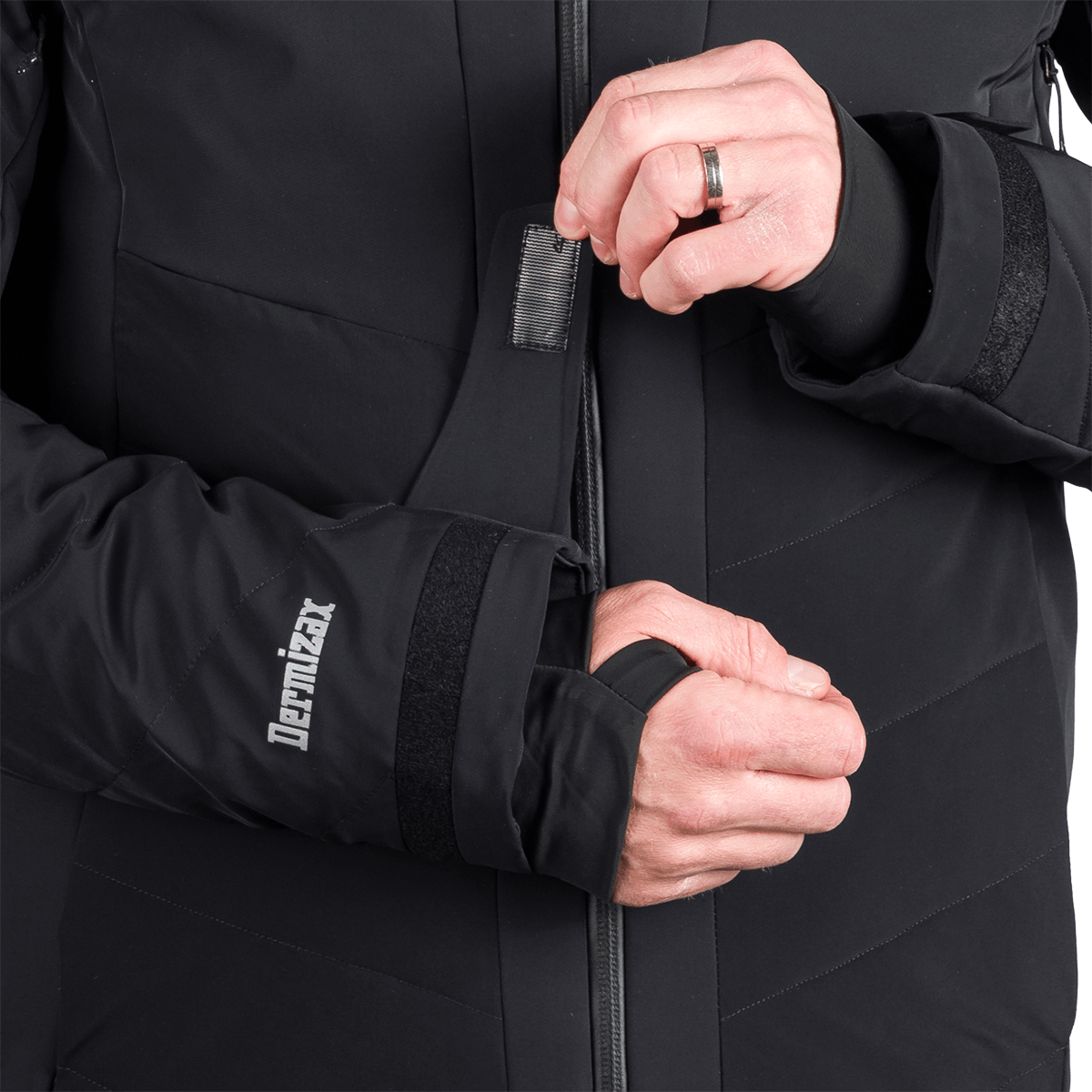 Geacă Schi Bărbați Northfinder Vasilli Black Black