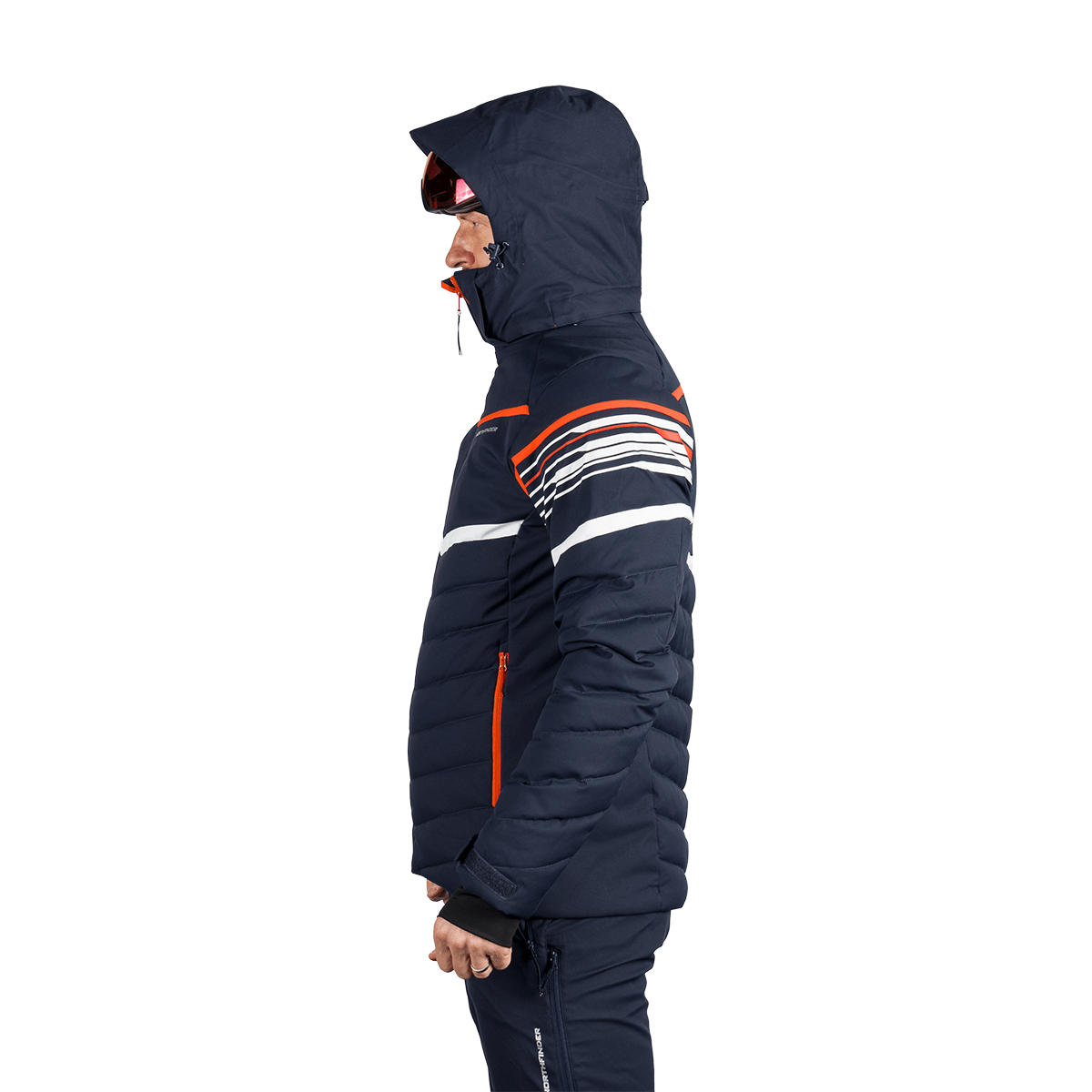 Geacă Bărbați Northfinder Yarognew Navy Orange