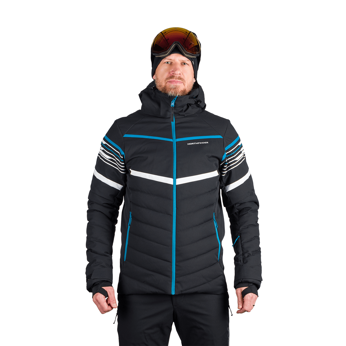 Geacă Bărbați Northfinder Yarognew Black Blue